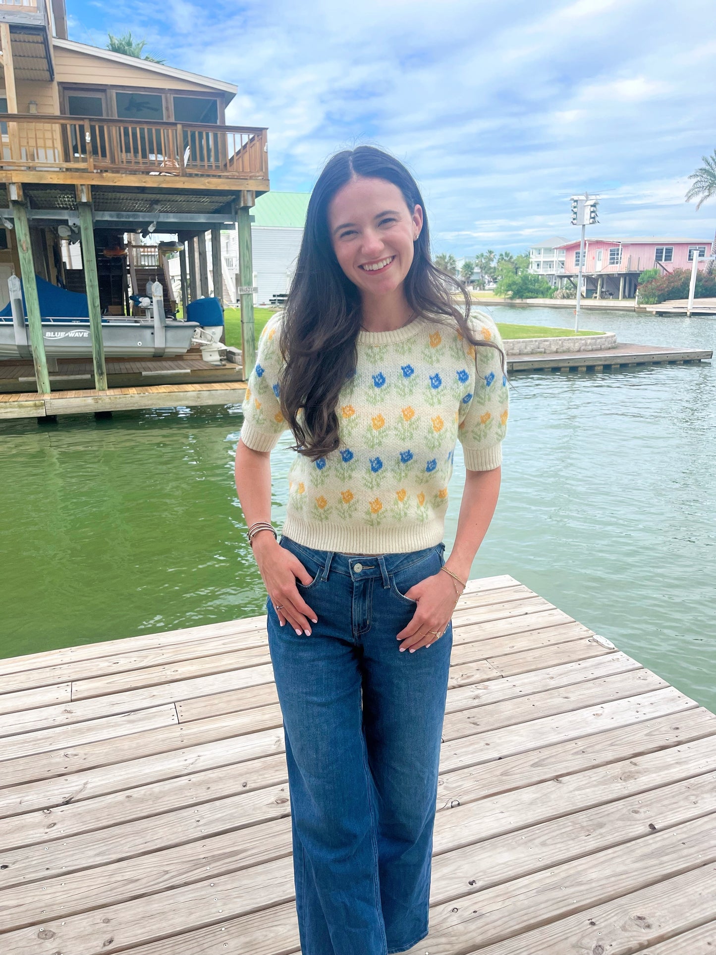 May Flowers Sweater